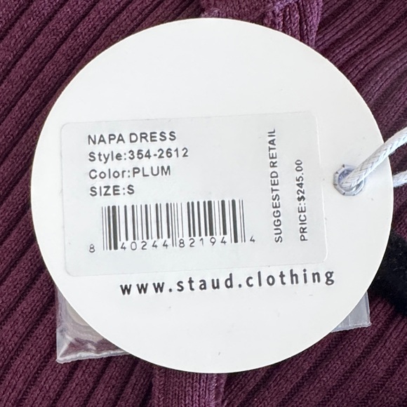 STAUD NWT Napa Dress - Picture 10 of 10